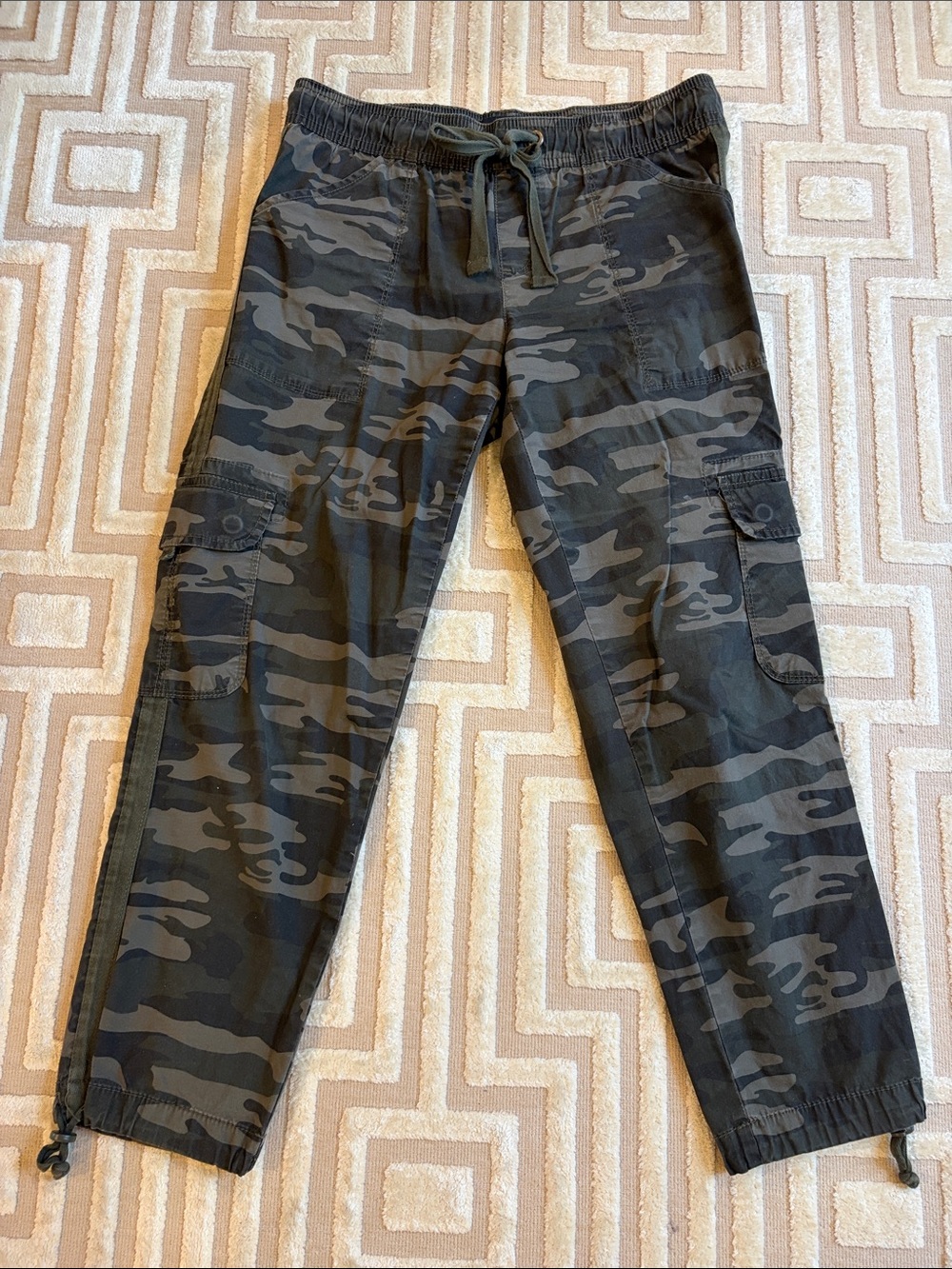 Camouflage jogger pants